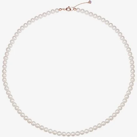 Signature. D Gold Pearl Necklace