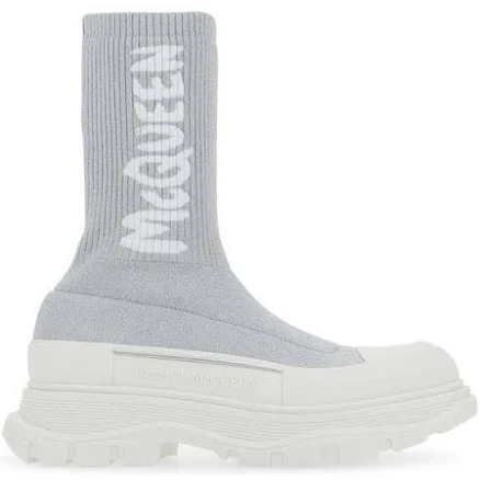 Logo Print Slip-On Boots