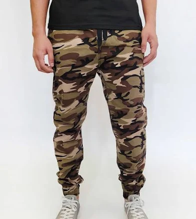 Camo Khaki Jogger Pants