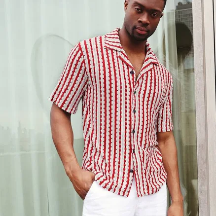 Knit Camp Collar Shirt