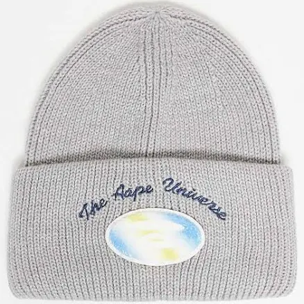 AAPE AAPEUNVS moonface logo beanie