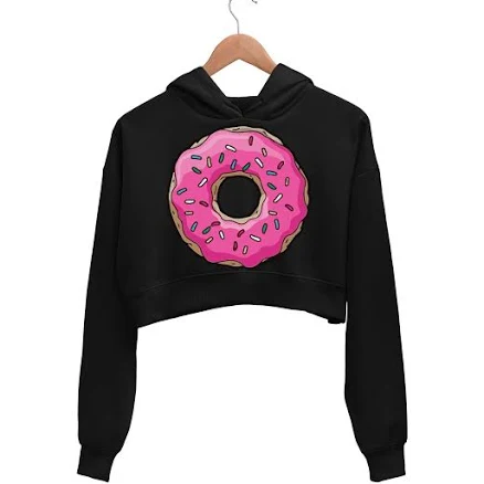 The Simpsons Crop Hoodie