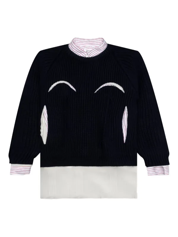 Panelled Layered Jumper
