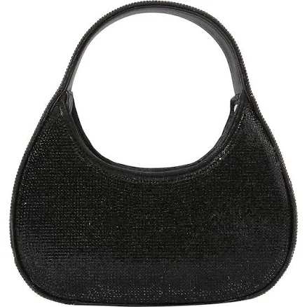 BERNESS Women's Rhinestone Circle Bag