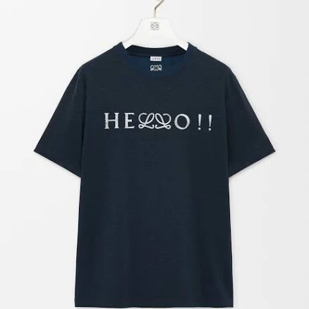 Loewe Men's Regular Fit Cotton Blend T-shirt