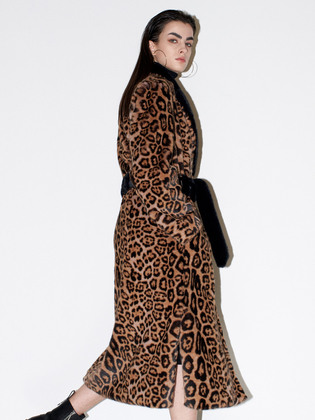 Classic Leopard Fur Coat