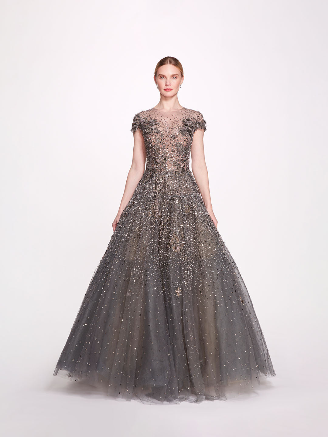 Illusion Tulle Ballgown