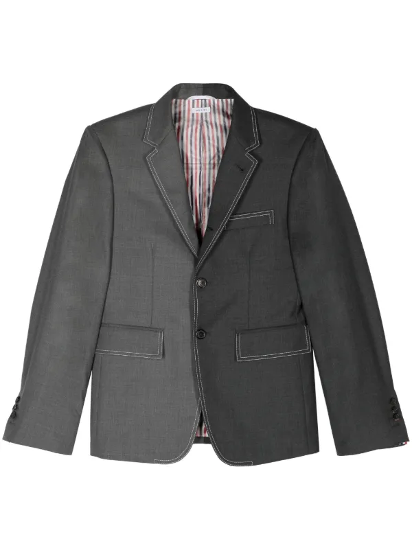 Single-breasted Wool Blazer