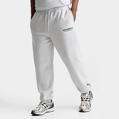 New Balance Men's Athletics Fleece Cuffed Jogger Pants