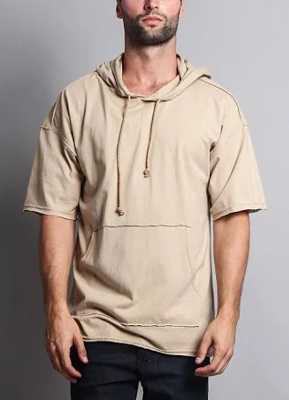 Men's Over Sized Hooded T-Shirt