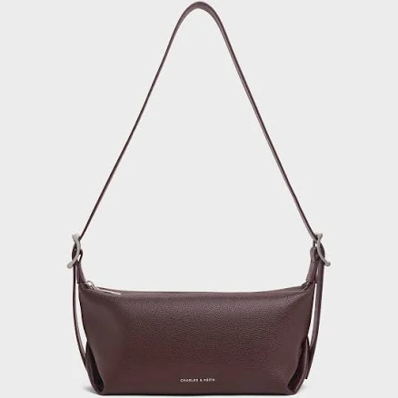 Charles & Keith Larsen Buckle-Strap Shoulder Bag