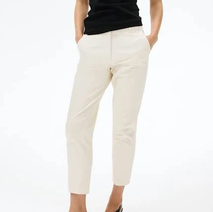 Ladies - Cream Slacks - Size: 10 - H&M