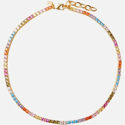 Crystal Haze Serena 18k Gold-Plated Brass Necklace