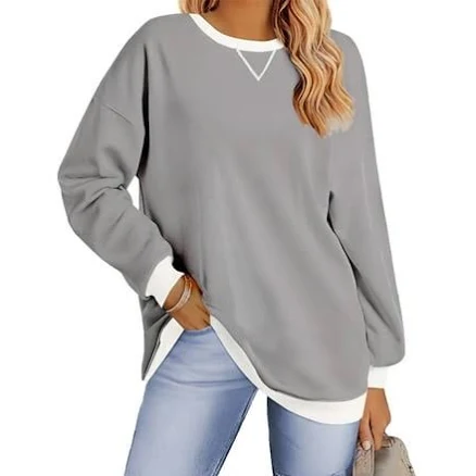 Fantaslook Women's Oversized Crewneck Sweatshirt