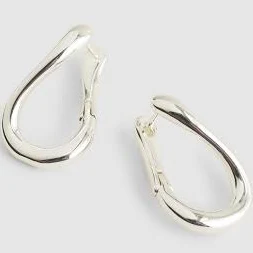 Madewell Front-Back Twisted Hoop Earrings