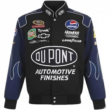 Jeff Gordon DuPont Retro Y2K NASCAR Bomber Jacket