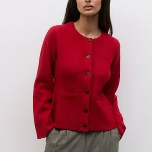 Bell Sleeve Buttoned Cardigan