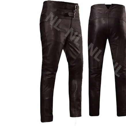 Men's Slim Fit Jim Morrison Leather Pants