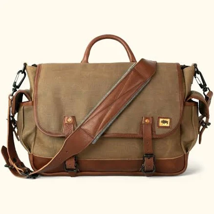 Dakota Waxed Canvas Messenger Bag
