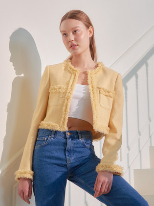 Tassel Point Tweed Jacket