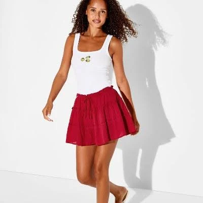 Wild Fable Women's Tiered Mini Skort