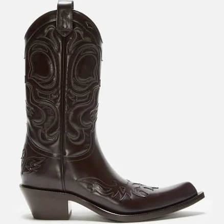 Acne Studios Pointy Leather Cowboy Boot