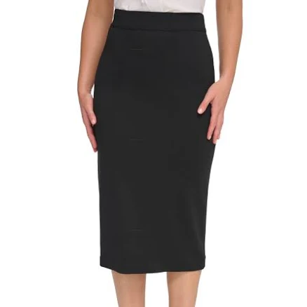 Tommy Hilfiger Women's Ponte Pencil Midi Skirt