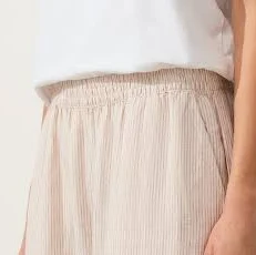 Linen Striped Bloomer Trousers