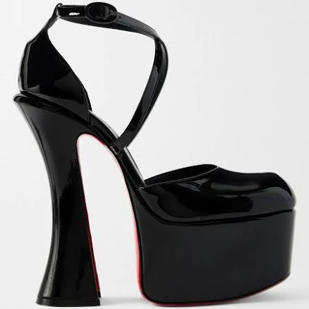 Christian Louboutin Aquadorcet 160 Patent-leather Platform Pumps - Women - Black Heels - IT41