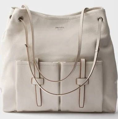 Prada Route Large Leather Bag Woman