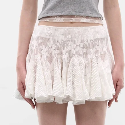 YUHAN WANG H. Lorenzo Floral Jacquard Flare Skirt