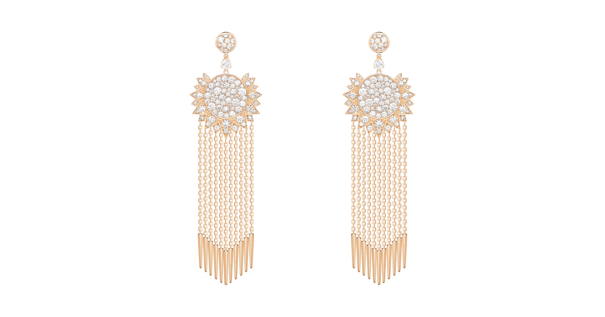 Piaget Rose Gold Diamond Earrings G38L9C00