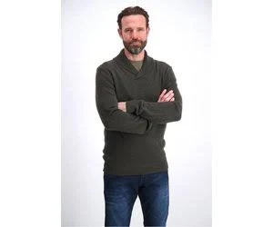LINDBERGH Merino Shawl Collar Knit Pullover