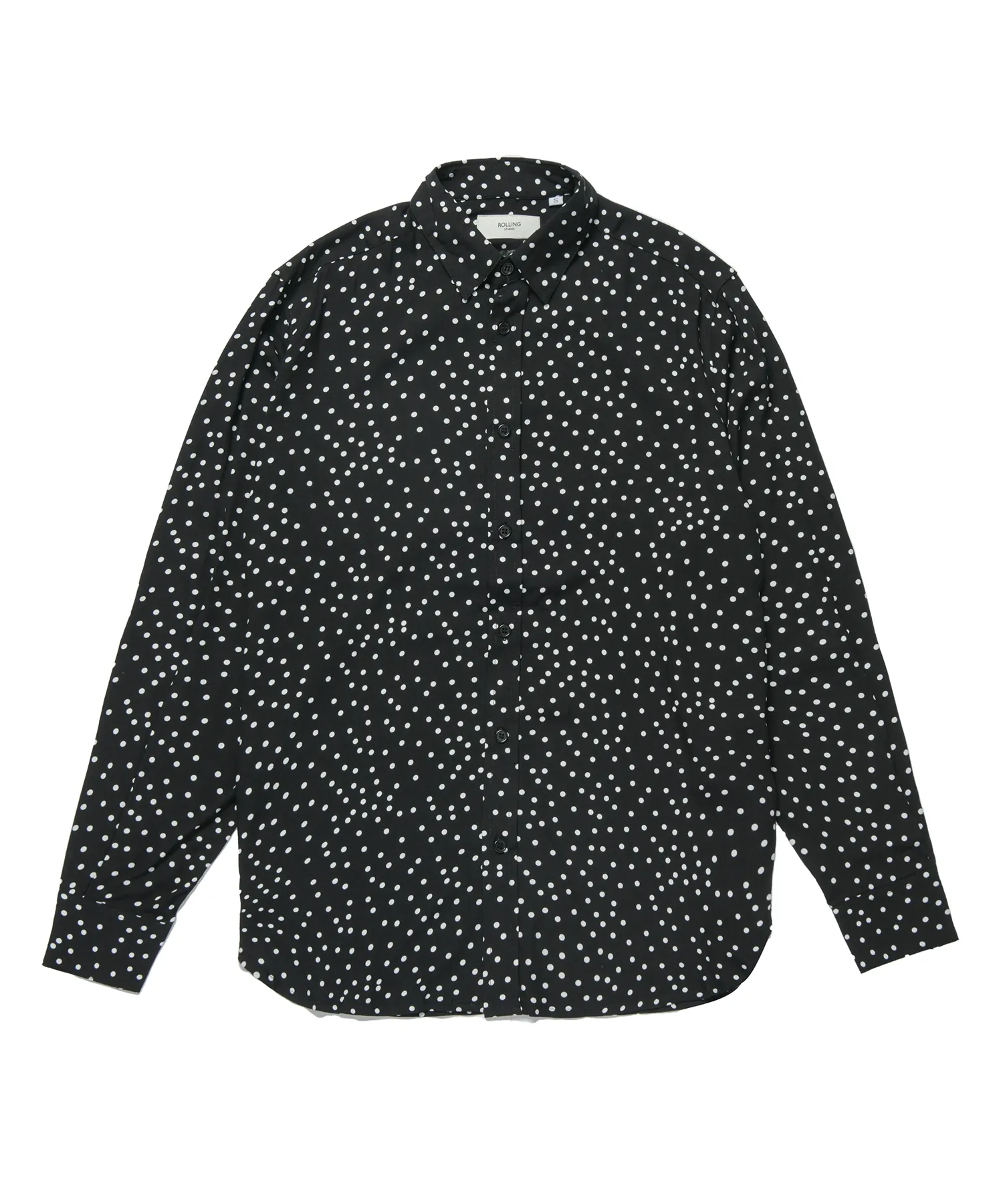 Modern Collar Shirt Polka Dot