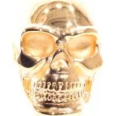 TIKOONZ 316L TITANIUM SKULL RING Gold-10