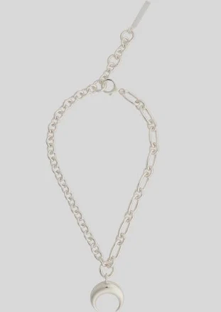Marine Serre Women's Regenerated Moon Charms Necklace
