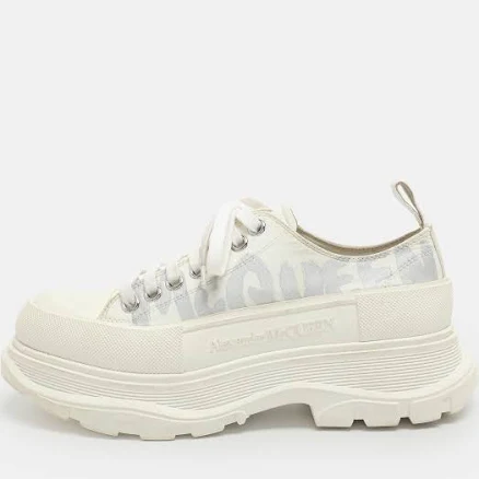 Alexander Mcqueen Women's Tread Slick Platform Low Top Sneakers