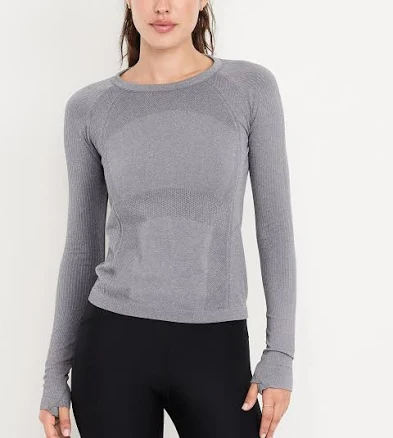 Old Navy Women's Fluid Seamless Fitted Top