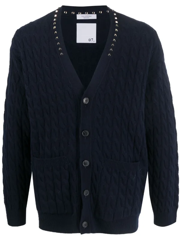 Rockstud-embellished Cardigan