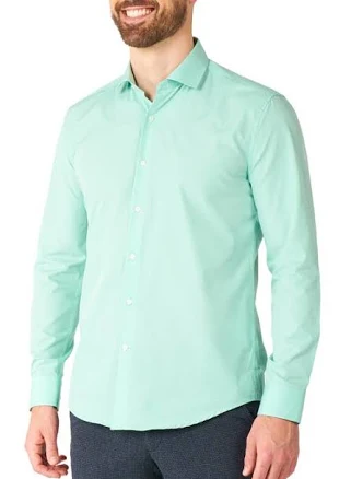 OppoSuits Men's Modern-Fit Long Sleeve Dress Shirt