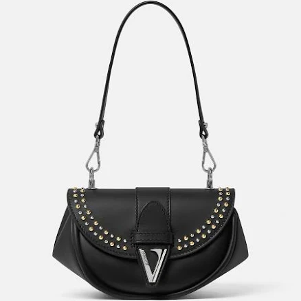 Versace Virtus Embellished Shoulder Bag