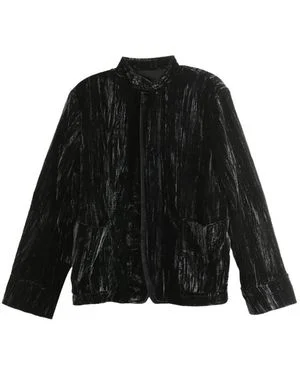 Zip-up Velvet Jacket