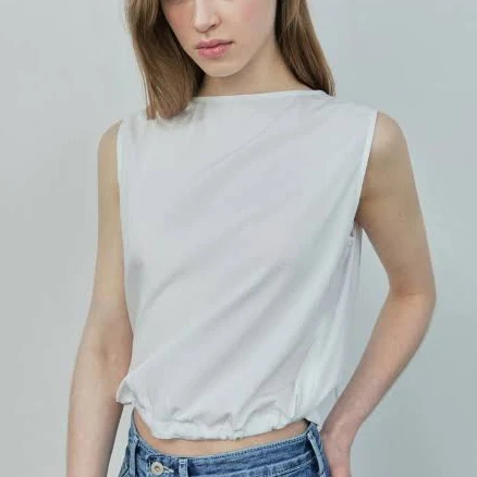 IHR Two-Way Shirring Blouse