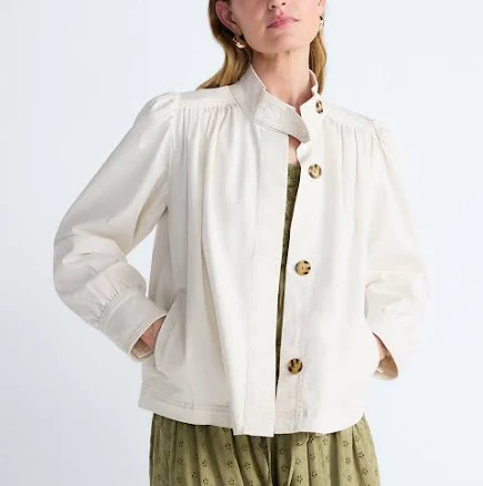 Scoop Women's Cropped Ruched Jacket