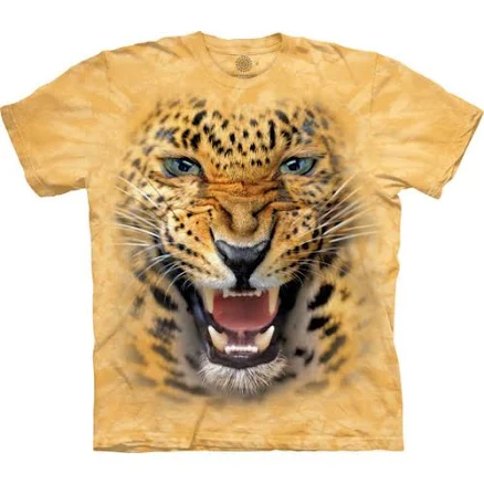 The Mountain Angry Leopard T-Shirt Adult