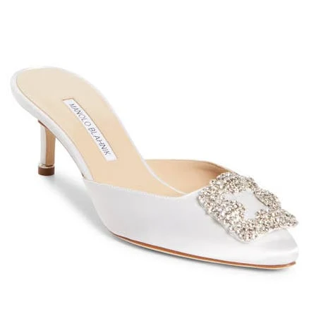 Manolo Blahnik Hangisimu Mule Pumps