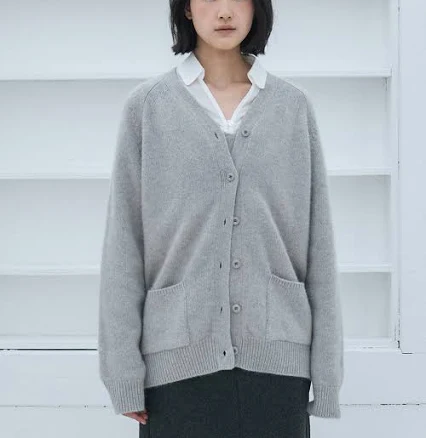 HOWUS OVERFIT RACCOON CARDIGAN