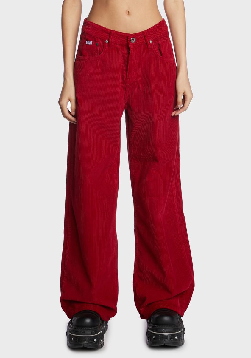 The Ragged Priest Low Rise Ultra Baggy Corduroy Jeans