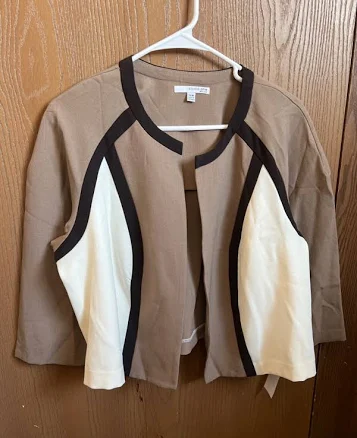 Studio One York Thin Cropped Business Jacket Women’s Sz 16w