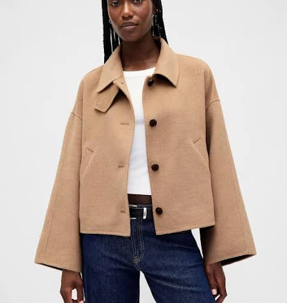 Gap Women's Wool-Blend Swing Jacket
